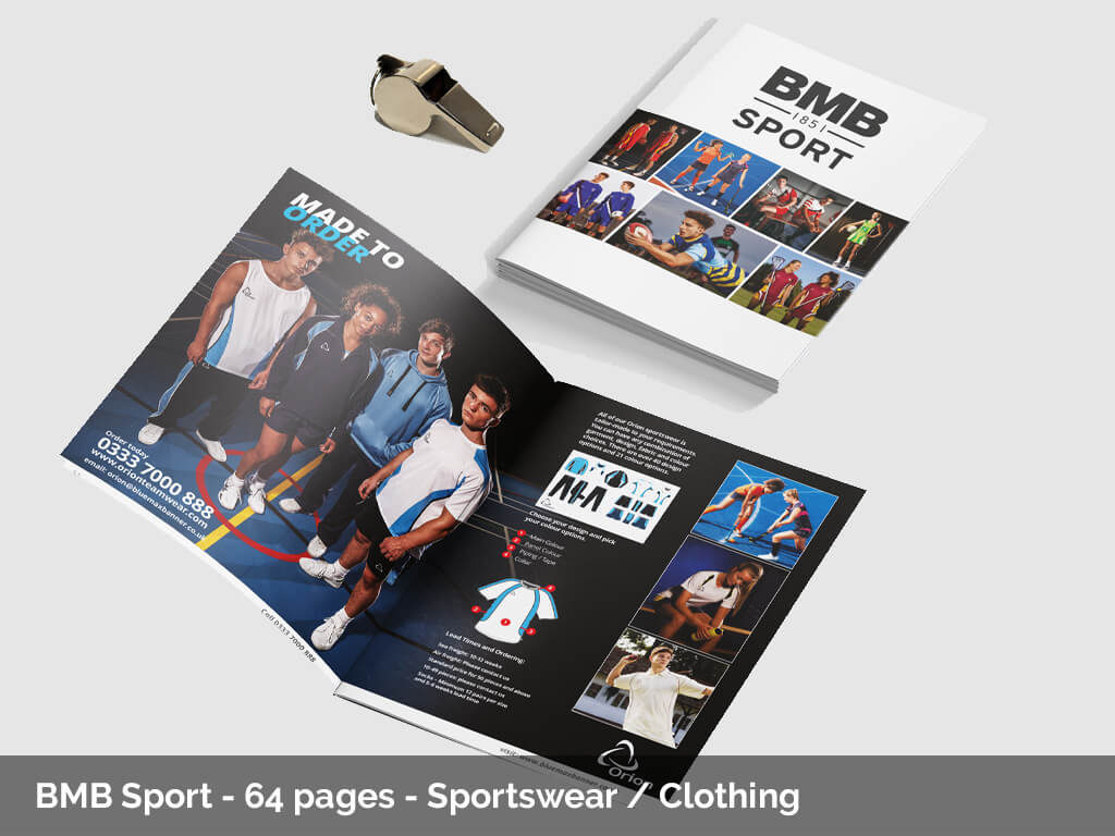 BMB Sport - Sportswear / clothing brochure